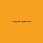 Free Fire Nickname Profile Picture