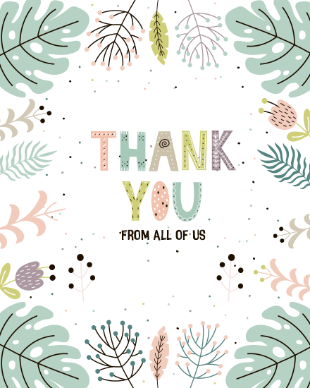 Free Thank You Ecards | Virtual Thank You Cards