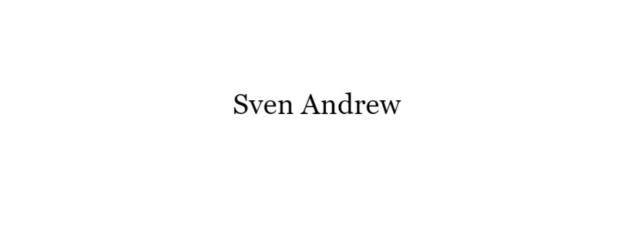 Sven Andrew Cover Image