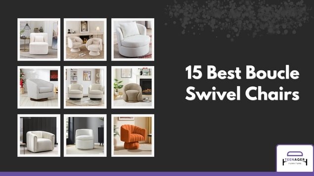 15 Best Boucle Swivel Chairs - Teenager Furniture