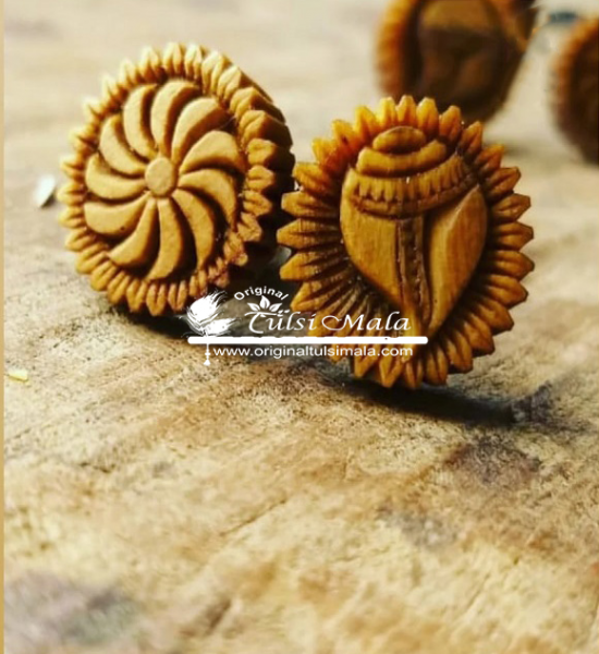 Shanka Chakra Earrings | www.originaltulsimala.com