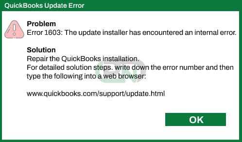 Fix QuickBooks Error 1603 (Installation Or Updating Html Error) - Dancing Numbers