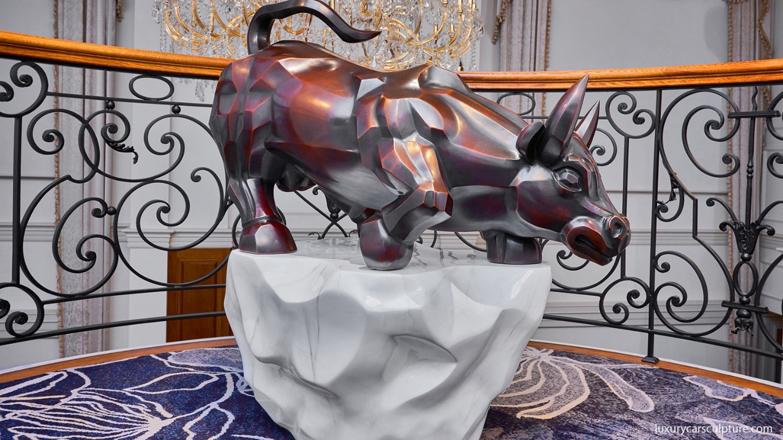 From Wall Street to Art Galleries: The Legacy of the Charging Bull Statue Replica