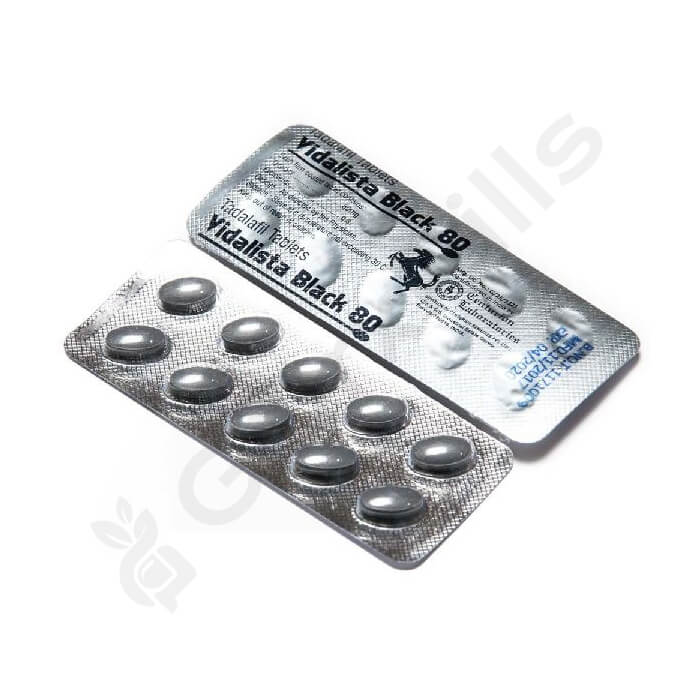 Buy Vidalista 80 Black (Tadalafil) | Work & Reviews [20% Off]