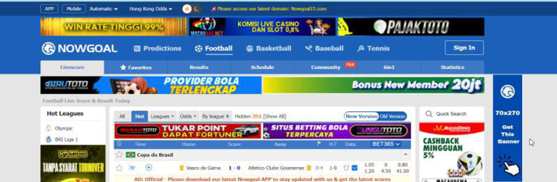 NOWGOAL Televisi Online Sepak Bola Premi Cover Image