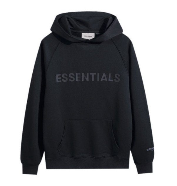 black essential hoodie Profile Picture