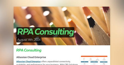 RPA Consulting | Robotic Process Automation Services