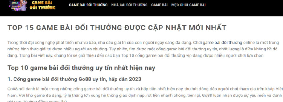 Game Bài Đổi Thưởng Cover Image