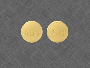 Oxycodone 40 mg - ABG 40 Yellow Pills(Round bi-convex tablets)